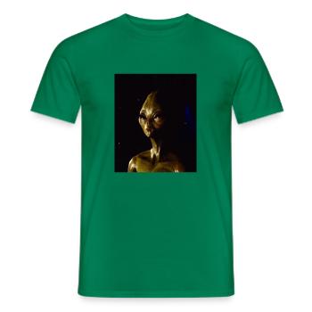 Alien - Men's T-Shirt - kelly green - Front - AI Model Male 178 dark (178cm)
