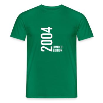 2004 Limited Edition - Männer T-Shirt - Kelly Green - Vorne - AI Model Male 178 dark (178cm)