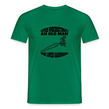 Gardener Gardening Garden Hobby Gardener Nursery - Men's T-Shirt - kelly green - Front - AI Model Male 178 dark (178cm)