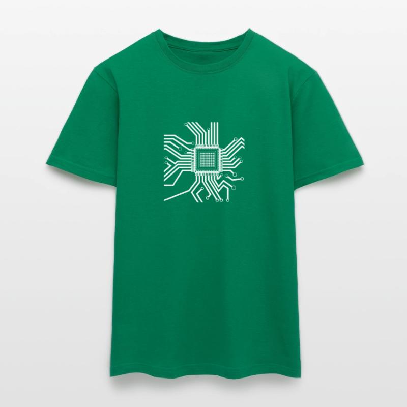 Developer Coder Programmer Microchip Men's T-Shirt