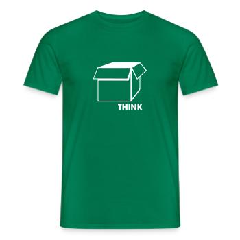 Sortez des sentiers battus - T-shirt homme - vert - Devant - AI Model Male 178 dark (178cm)