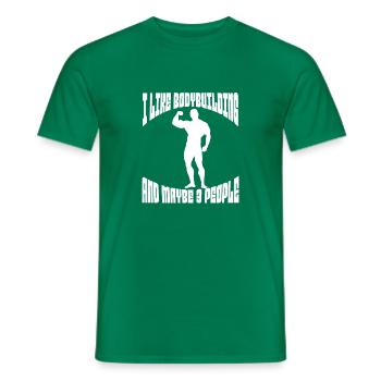 Musculation Athlètes Fitness Sports Sports Fitness - T-shirt homme - vert - Devant - AI Model Male 178 dark (178cm)