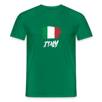 Drapeau Italie Italie drapeau italien cadeau - T-shirt homme - vert - Devant - AI Model Male 178 dark (178cm)