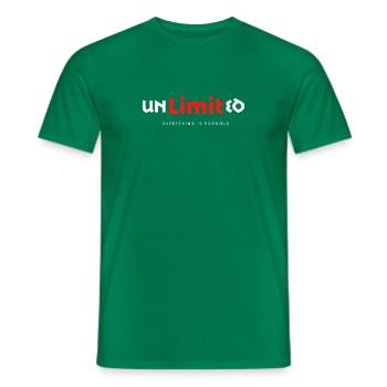 unlimited grenzenlos stark erfolg - Männer T-Shirt - Kelly Green - Vorne - AI Model Male 178 dark (178cm)