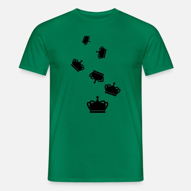 Krone - Männer T-Shirt - Kelly Green