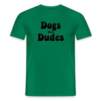 dogs over dudes - T-shirt homme - vert - Devant - AI Model Male 178 dark (178cm)