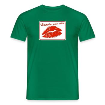 Ich schäme mich, also bin ich es - Männer T-Shirt - Kelly Green - Vorne - AI Model Male 178 dark (178cm)