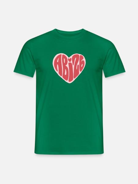ABG Herz Typografie in Rosa - Männer T-Shirt - Kelly Green
