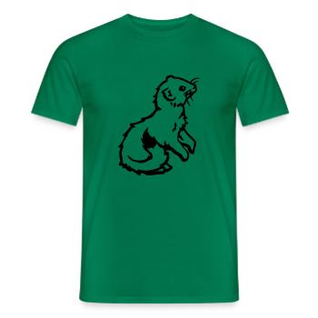 mauswiesel_ - Männer T-Shirt - Kelly Green - Vorne - AI Model Male 178 dark (178cm)