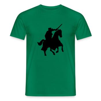 chevalier19 - Men's T-Shirt - kelly green - Front - AI Model Male 178 dark (178cm)
