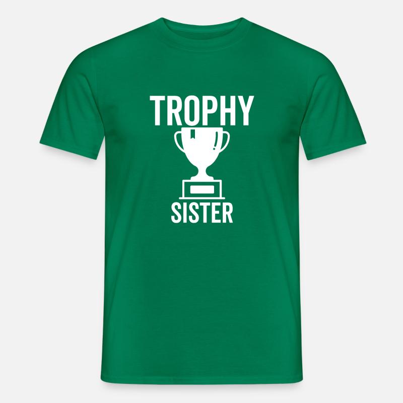 Trophäe Schwester - Männer T-Shirt - Kelly Green