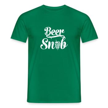 Houblon - brasseur de bière - brasserie - brasserie - T-shirt homme - vert - Devant - AI Model Male 178 dark (178cm)