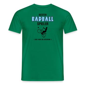 Bester Radball Spieler Radballer Radballspieler - Männer T-Shirt - Kelly Green - Vorne - AI Model Male 178 dark (178cm)