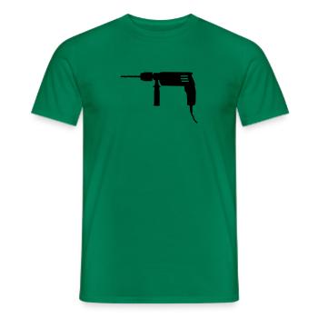 tool - Men's T-Shirt - kelly green - Front - AI Model Male 178 dark (178cm)