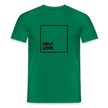 Self Love - Männer T-Shirt - Kelly Green - Vorne - AI Model Male 178 dark (178cm)
