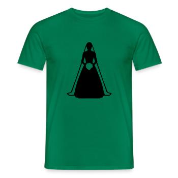 Braut - Männer T-Shirt - Kelly Green - Vorne - AI Model Male 178 dark (178cm)