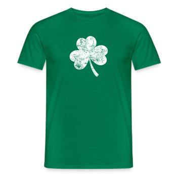 Trèfle - Saint-Patrick - Irlande - T-shirt homme - vert - Devant - AI Model Male 178 dark (178cm)