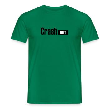 Crashout - Men's T-Shirt - kelly green - Front - AI Model Male 178 dark (178cm)