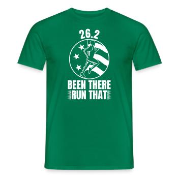 26.2 Been There Run That Marathon - Männer T-Shirt - Kelly Green - Vorne - AI Model Male 178 dark (178cm)