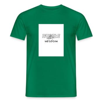 We go gym T-Shirt - Männer T-Shirt - Kelly Green - Vorne - AI Model Male 178 dark (178cm)