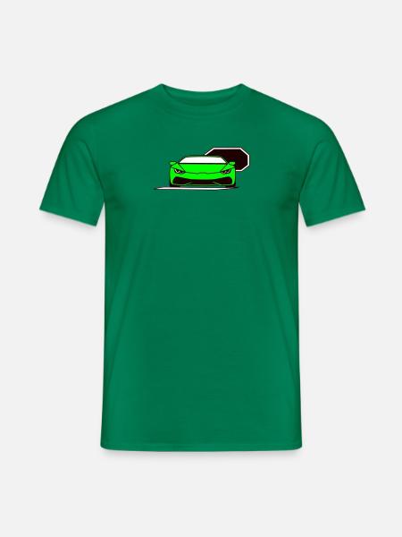 Huracan Front - Männer T-Shirt - Kelly Green