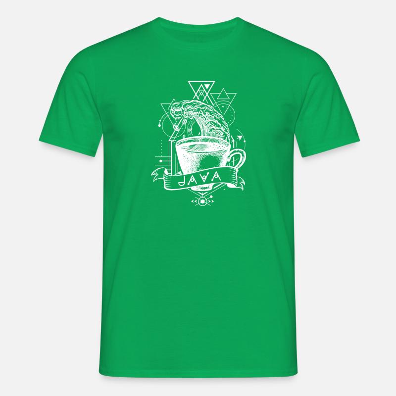 Java Programmiersprache - Männer T-Shirt - Kelly Green