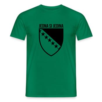Jedna Si Jedina Bosna - Männer T-Shirt - Kelly Green - Vorne - AI Model Male 178 dark (178cm)