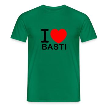Basti - Männer T-Shirt - Kelly Green - Vorne - AI Model Male 178 dark (178cm)