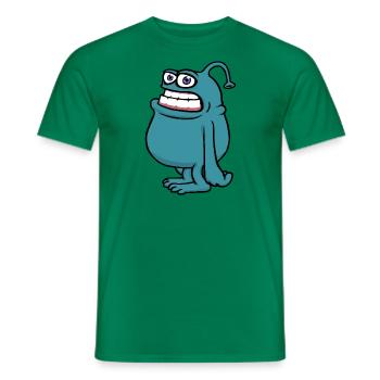 Mampfredo - Men's T-Shirt - kelly green - Front - AI Model Male 178 dark (178cm)