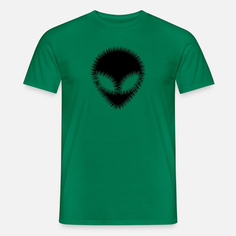 Alien opf Stachel - Männer T-Shirt - Kelly Green