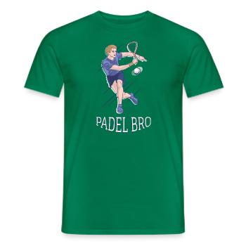 Padel bro Pade-Tennis Padeltennis - Männer T-Shirt - Kelly Green - Vorne - AI Model Male 178 dark (178cm)