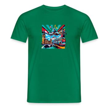 Schweiz - Männer T-Shirt - Kelly Green - Vorne - AI Model Male 178 dark (178cm)