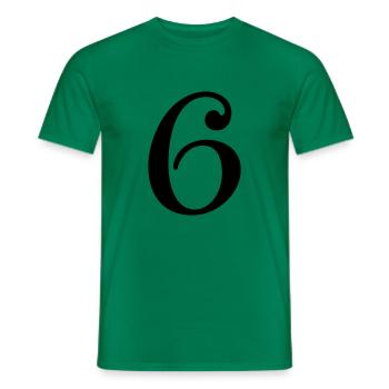 6 - T-shirt homme - vert - Devant - AI Model Male 178 dark (178cm)