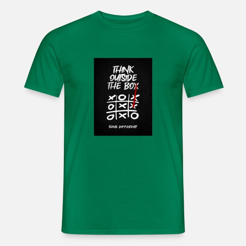 Think outside the box! - Männer T-Shirt - Kelly Green