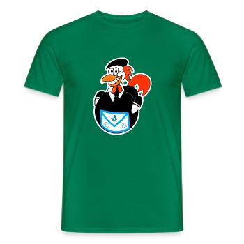 Rite Français - Chaîne Youtube Hervé H.LECOQ - T-shirt homme - vert - Devant - AI Model Male 178 dark (178cm)