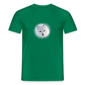 Polarfuchs - Männer T-Shirt - Kelly Green - Vorne - AI Model Male 178 dark (178cm)