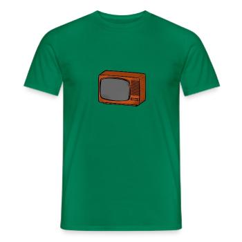 retro tv - Männer T-Shirt - Kelly Green - Vorne - AI Model Male 178 dark (178cm)