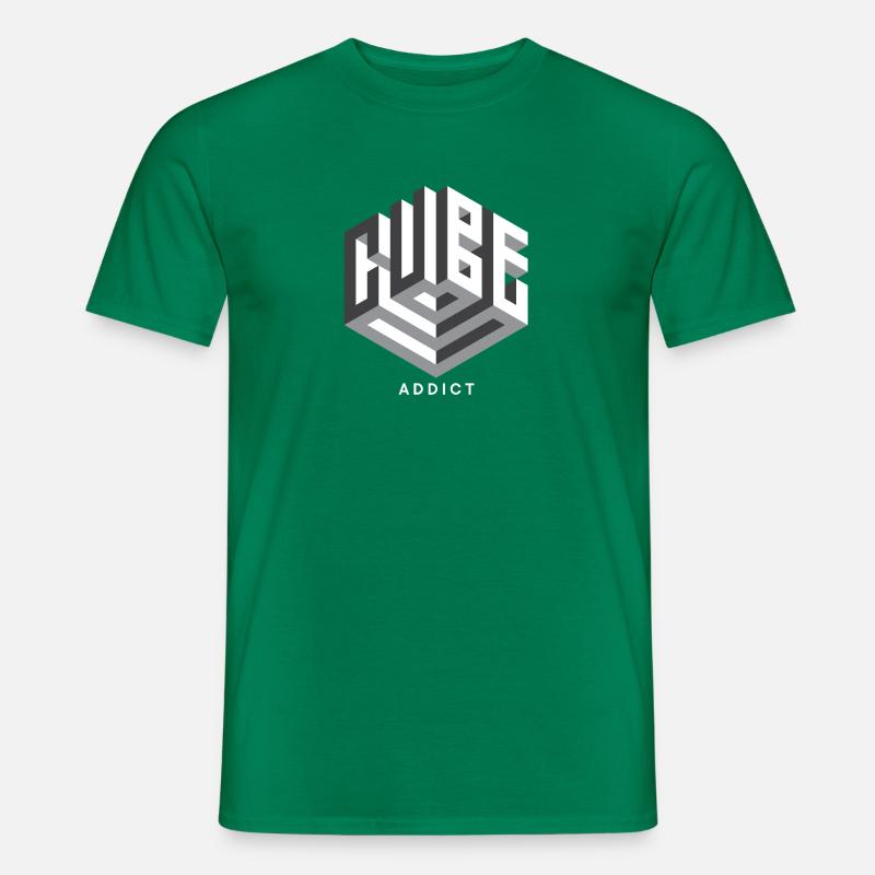 Cube sucht Speedcubing - Männer T-Shirt - Kelly Green