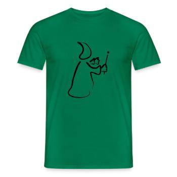 Magician - Men's T-Shirt - kelly green - Front - AI Model Male 178 dark (178cm)