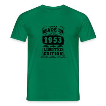 1953 Original 1953 Vintage Vintage Retro Jahrestag - Männer T-Shirt - Kelly Green - Vorne - AI Model Male 178 dark (178cm)