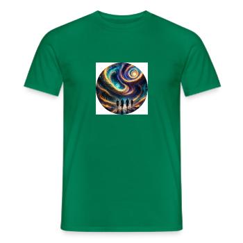 Aliens - Männer T-Shirt - Kelly Green - Vorne - AI Model Male 178 dark (178cm)