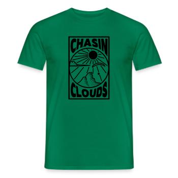 Chasin Nuages noirs - T-shirt homme - vert - Devant - AI Model Male 178 dark (178cm)