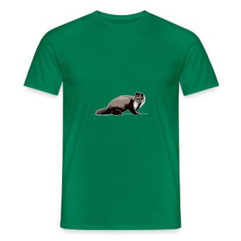 Marten - Men's T-Shirt - kelly green - Front - AI Model Male 178 dark (178cm)