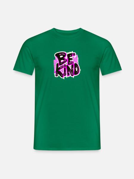 Be Kind. - Männer T-Shirt - Kelly Green