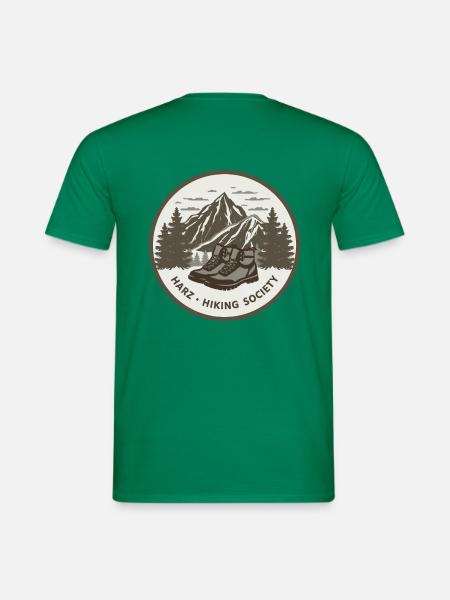 Harz Hiking Society - Männer T-Shirt - Kelly Green