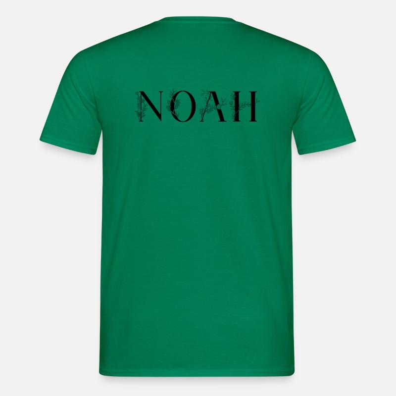 Name - Noah - Männer T-Shirt - Kelly Green