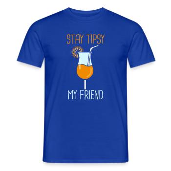 waiter bartender bartender bartender barchef - Men's T-Shirt - majorelle blue - Front - AI Model Male 178 light (178cm)
