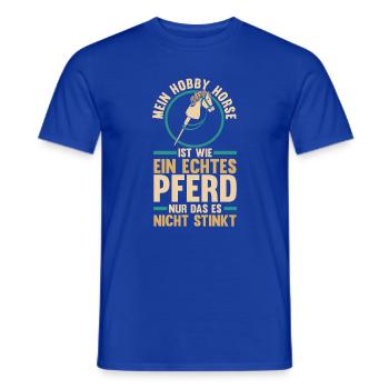 Steckenpferd Hobbyhorse Hobby Horsing - Männer T-Shirt - Dunkelblau - Vorne - AI Model Male 178 light (178cm)
