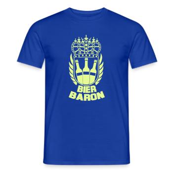 Bier Baron Kronenlogo - Männer T-Shirt - Dunkelblau - Vorne - AI Model Male 178 light (178cm)