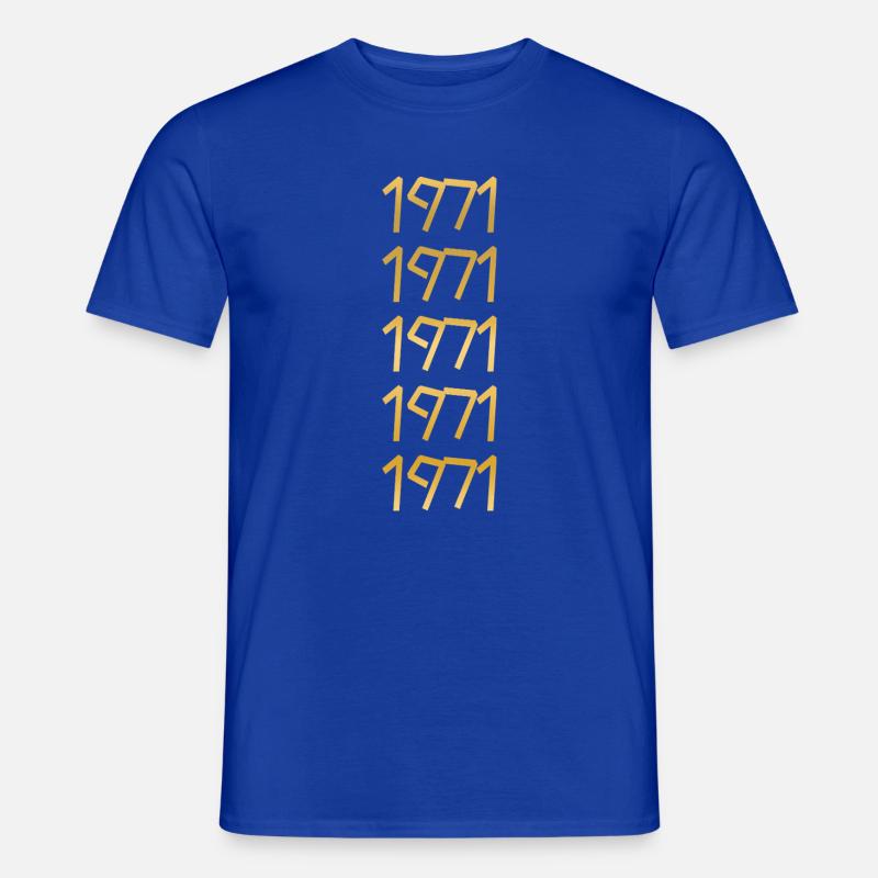 Freizeit 1971 - Männer T-Shirt - Dunkelblau